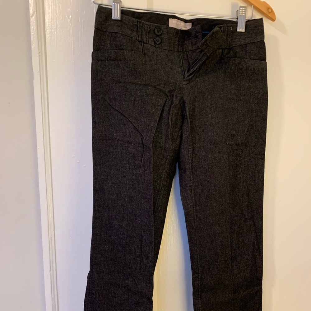 Gray fit pants